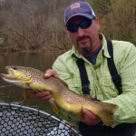 20 inch Watauga river brown trout. Ate a size 22 midge with Huck