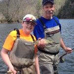 Fly fishing lesson on the South Holston river