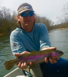South Holston river rainbow trout fishing with Jon