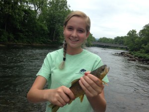 Madison with a Watauga river brown